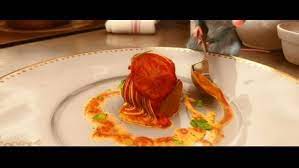 The Critic Eating The Ratatouille In Ratatouille Food Recipes Cooking Recipes