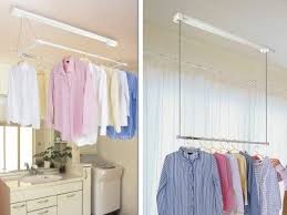 洗濯物の部屋干しが楽に 物干しユニットのリフォーム 部屋干し リフォーム 部屋