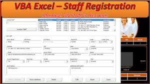 And, you can create the database in few minutes. Staff Database Excel Awesome Userform Database Online Pc Learning