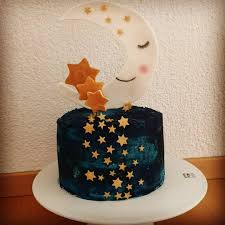 gute nacht torte mond und sterne backen fullung