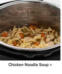 You'll have to make a cream base in a small pot over the stove and boil your egg noodles. Instant Pot Chicken Noodle Soup Williams Sonoma