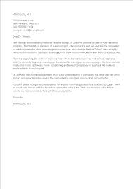 Letter Of Recommendation Examples For Internship Letter