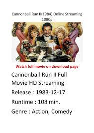 Best female full frontal & nudities in movies. Cannonball Run Ii 1984 Online Streaming 1080p Best Comedy Action