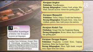A) berburu binatang b) menanam pisang, tebu, bijan dan. Kegiatan Ekonomi Kerajaan Alam Melayu Youtube