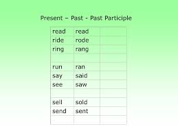 Irregular Past Tense Verbs Level 2 What Now Many Verbs In English Do Not Use Ed To Form The Past Tense These Verbs Are Called Irregular Verbs To Ppt Download