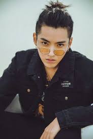 pin by alessi de anda on kris wu korean men hairstyle korean hairstyle mens hairstyles