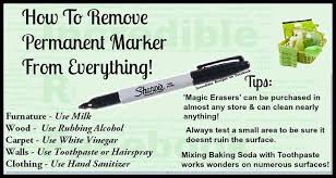 Pin By A Davis On Things To Try Remove Permanent Marker Permanent Marker How To Remove Sharpie