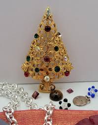 christmas tree brooch