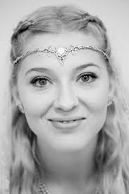 Celtic Knot Irish Sterling Silver Tiara, Gemstone Wedding Circlet,  Alternative Wedding, Bridal Accessories