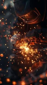 Welding technician repairing equipment PCB
