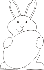 Sagoma Coniglio Pasquale Idee Pasquali Pasqua Fai Da Te Lavoretti Per Bambini Per Pasqua