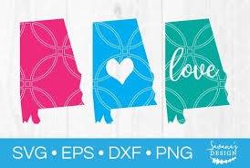 Alabama Svg Svg Eps Png Dxf Cut Files For Cricut And Silhouette Cameo By Savanasdesign