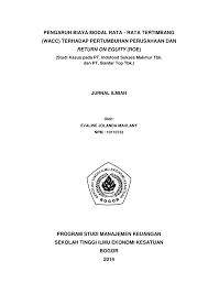 Contoh soal metode rata rata tertimbang. Teori Metode Rata Rata Tertimbang