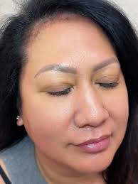 My brows were screaming for help 🤡, so I hit up to the best studio here in  San Diego for some brow lamination magic. @alexxia__beautyart also did my  piercing and tattoo 🪄