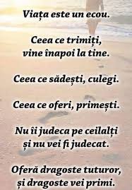 Mesaje Frumoase Despre Viata Viata E Un Ecou True Words Words Of Encouragement Inspirational Quotes