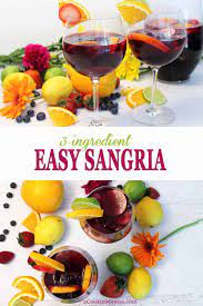 Add 1 tablespoon of syrup and ½ tablespoon of lime juice to each glass. Easy Sangria Only 3 Ingredients 2 Cookin Mamas