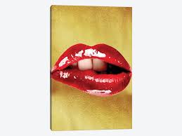 Rated 4.5 out of 5 stars. Red Lips Canvas Wall Art By Alexandre Venancio Icanvas