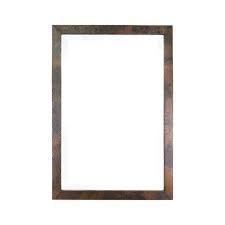 This hammered copper vanity mirror is a unique approach to an accent or vanity mirror. Luxury Copper Wall Mirrors Perigold