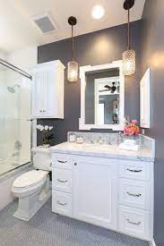 Gray white small bathroom decor ideas. 32 Small Bathroom Design Ideas For Every Taste Small Bathroom Remodel Beautiful Small Bathrooms Bathroom Remodel Master