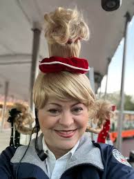 Local Resident Gets into Holiday Spirit in St Augustine