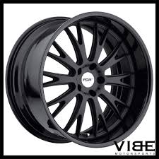 20 Tsw Monaco Black Two Piece Deep Lip Wheels Rims Fits Bmw E63 E64 M6 Schwarze Lippen Mattschwarz Monaco