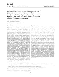Crystalline glucosamine sulfate in the treatment of osteoarthritis: Pdf Esclerosis Multiple En Pacientes Pediatricos Fisiopatologia Diagnostico Y Manejo