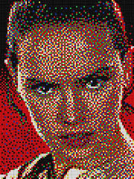 Rey Star Wars With Pixel Art Quercetti Anime Pixel Art Pixel Art Characters Pixel Art