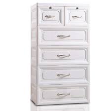 My friend has a power drill. Nafenai Bedroom Tall Dresser With Locks 6 Large Plastic Storage Drawers For Clothes Storage Organizer Unit For Closet Study Room Office Kids Playroom Entryway Hallway Ivory White Buy Online In Qatar
