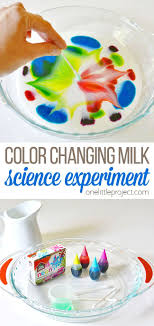 Color Changing Milk Experiment In 2020 Kids Educational Crafts Amazing Science Experiments Science Experiments Kids