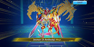 Got Jesmon X! I don't have any good tenacious 'mon to pair it up with him  but hey I got someone cool!! : r/DigimonReArise