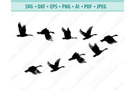 1000 x 1000 jpeg 69 кб. Flock Of Birds Svg Flying Birds Svg Animal Dxf Png Eps 435191 Svgs Design Bundles