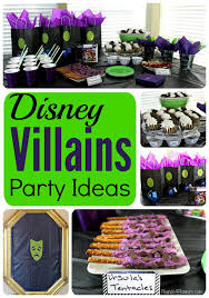 Disney Villains Party Ideas Villains Party Disney Villain Party Disney Halloween Parties