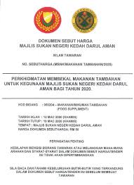 Seminar guru cemerlang negeri kedah akan diadakan seperti ketetapan berikut: Perkhidmatan Membekal Makanan Tambahan Majlis Sukan Negeri Kedah Facebook