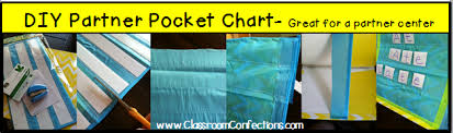 Diy Inexpensive Partner Pocket Chart Classroom Activities