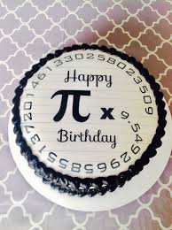 Math Cake Math Geek Pi Cake 30th Birthday Mathematician Teacher Birthday Cake Teacher Cakes Math Geek