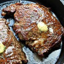 Cast-Iron Boneless Ribeye Steak - Healthy Recipes Blog