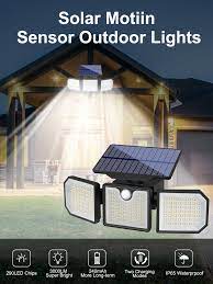 1pack 167 Led 2200lm Solar Motion