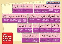 Doa Iftitah Beserta Maksudnya Doa Zikir Selawat Doa Facebook