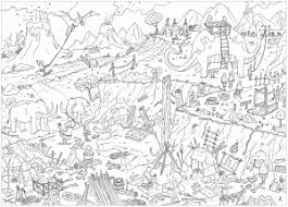 Landscape coloring pages for adults. Landscapes Coloring Pages For Adults