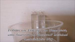 Elektrolyse Von Wasser Fur Zuhause Youtube