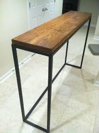Jambe Rustique Recuperation Bois Acier Table De Bar Bar Furniture Bar Table Design Furniture