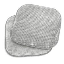 Start by stapling the batting to center of each side of the seat, then work your way around, pulling the batting tight as you go. Kashi Home 16 X16 Memory Foam Chair Seat Cushion Pad For Kitchen Dining Room Patio Chairs Set Of 2 Grey Walmart Com Walmart Com