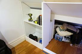The Best Under Eaves Wardrobe Hack Yet Ikea Hackers Attic Bedroom Storage Ikea Built In Wardrobes Attic Bedroom Designs