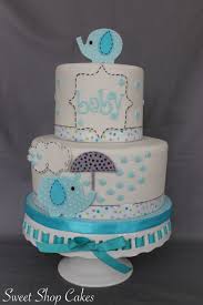 Choose a cake size that fits your celebration best. Elephant Baby Shower Cake Cakecentral Com
