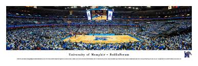 memphis tigers at fedex forum panorama poster