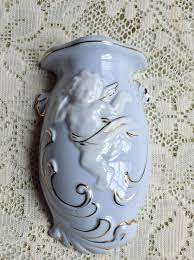 Only 1 available and it's in 5 people's carts. Shafford Cherub Wall Pocket Angel Ceramic Wall Pocket Vintage Etsy Vintage Home Decor Vintage House Cherub