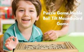 Kitbit Wooden Maze Game with Two Steel Marbles, Classic Wooden Labyrinth  Game with Arrow Mark I Challenging Maze Puzzle for Kids and Adults I  Hand-Eye Coordination Focus Board Game I Brain Teaser