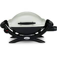 Weber Q 1000 Portable Propane Gas Grill Titanium 50060001 Bbqguys Portable Gas Bbq Portable Bbq Gas Bbq