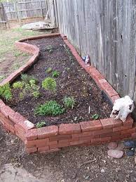 Ecohoma Building A Garden Brick Garden Brick Raised Garden Beds Garden Beds