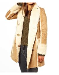 Free shipping both ways on faux shearling coats from our vast selection of styles. Women S Leather Shearling Camel Brown Coat Ujackets